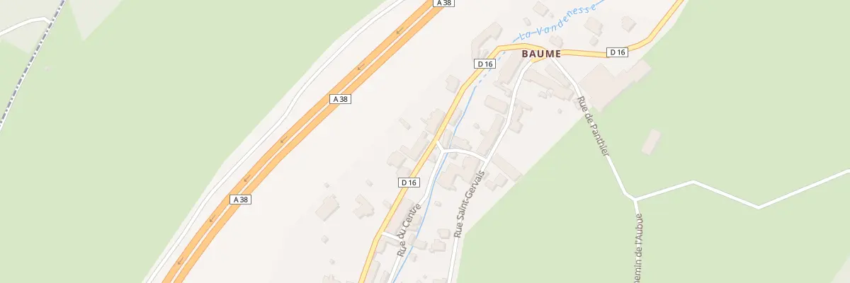 Plan du 33 Rue Saint Léger à Créancey