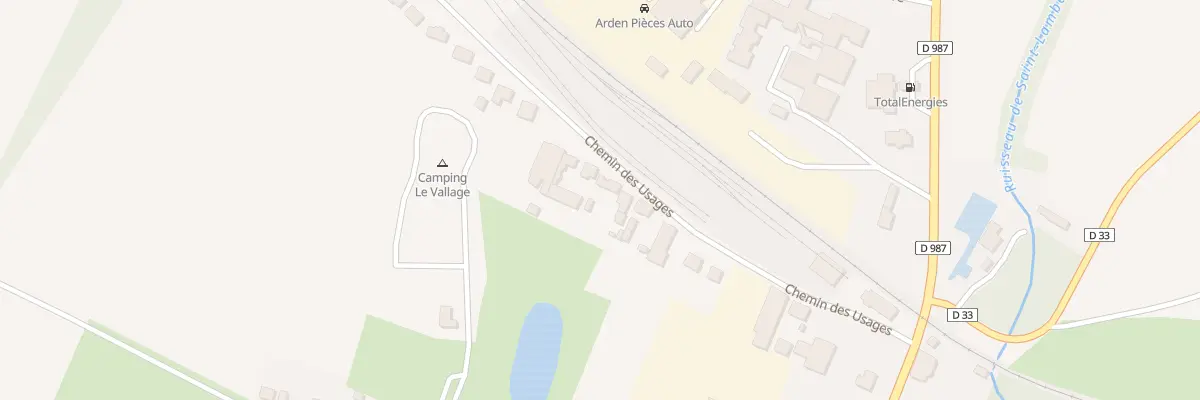 Plan du 25 Che des Usages à Attigny
