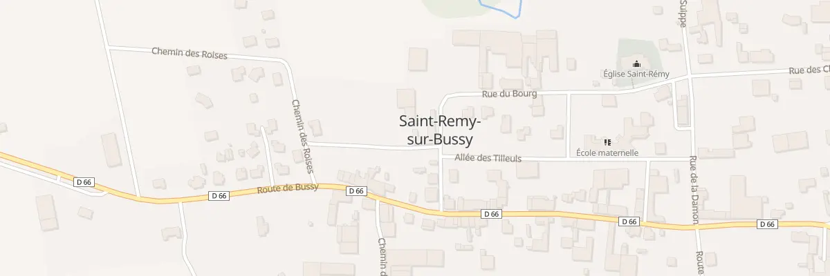 Plan du 3 Rue Chanteraine à Saint-Remy-sur-Bussy