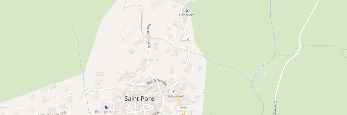 Plan du 55 Rte de Berzème à Saint-Pons