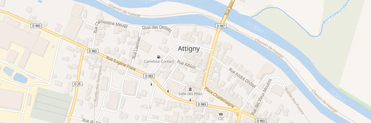 Plan du 10 Rue Albion à Attigny