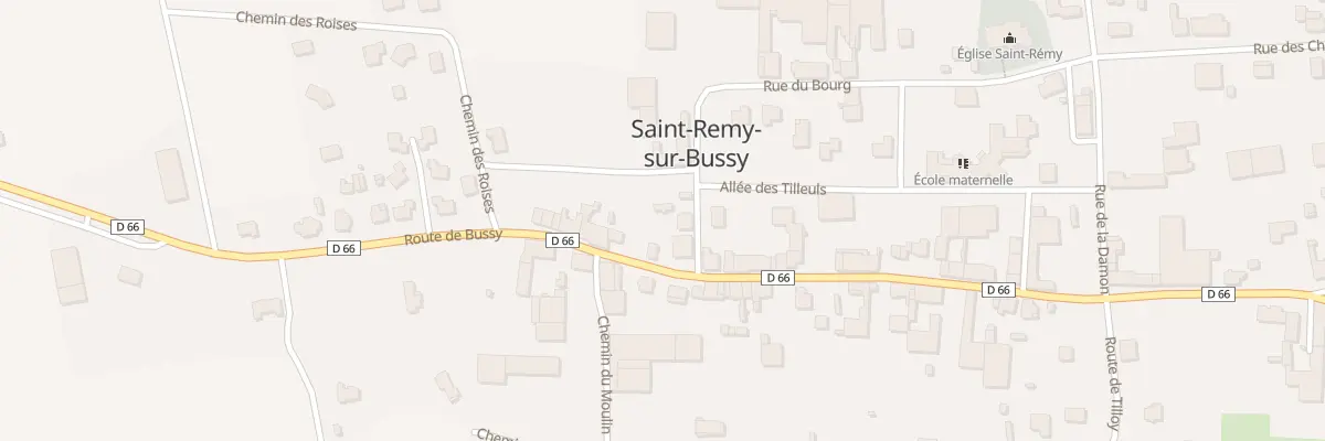 Plan du 1 Rue Chanteraine à Saint-Remy-sur-Bussy