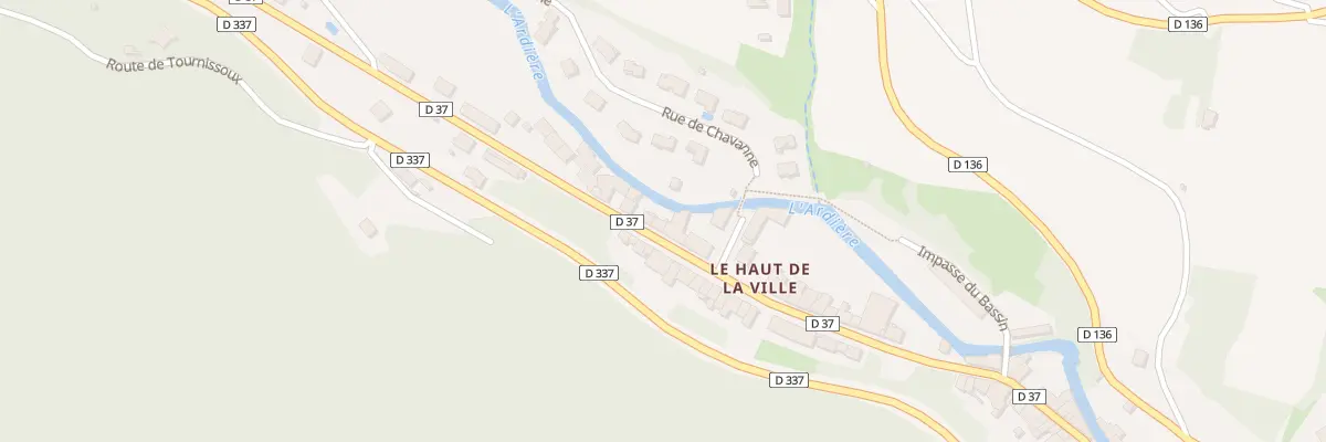 Plan du 7 Rue des Écharmeaux à Beaujeu