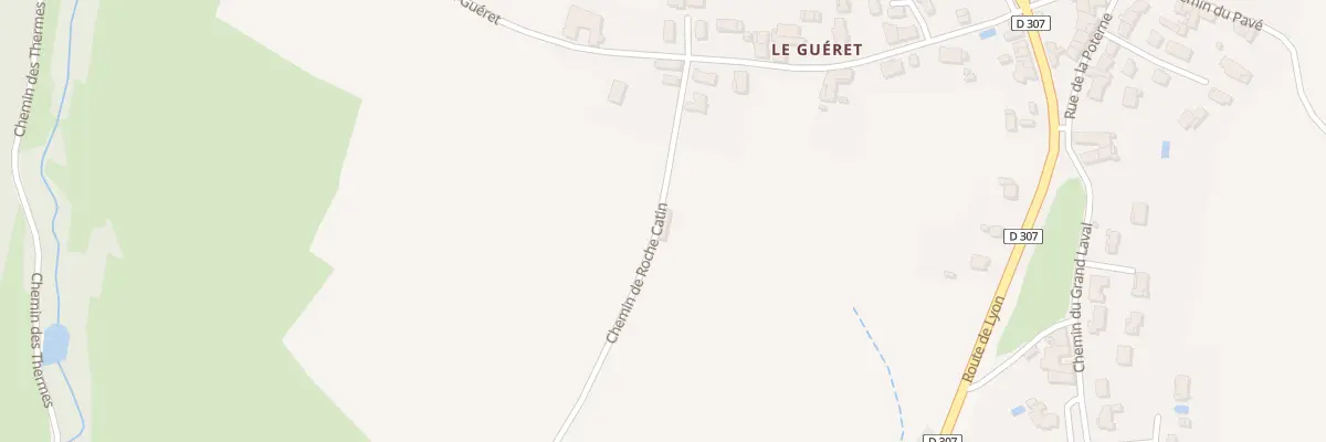 Plan du 123 Che de Roche Catin à Bully