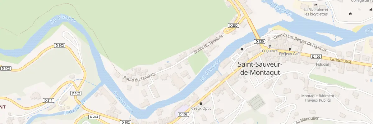 Plan du 125 Rte du Tenebris à Saint-Sauveur-de-Montagut