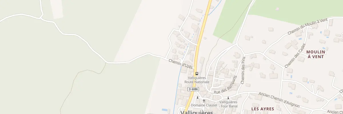 Plan du 5282 Che d’Uzès à Valliguières
