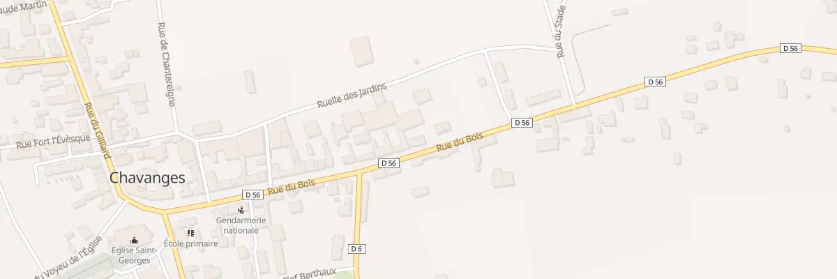 Plan du 51 Rue du Bois à Chavanges