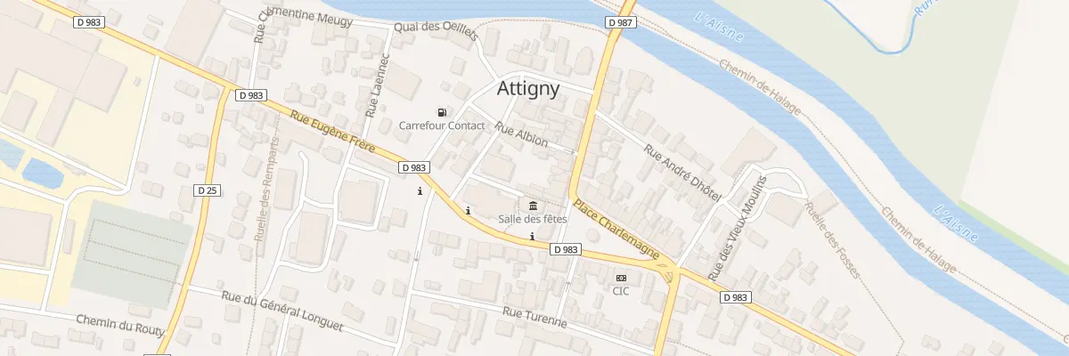 Plan du 5 Pl Charlemagne à Attigny