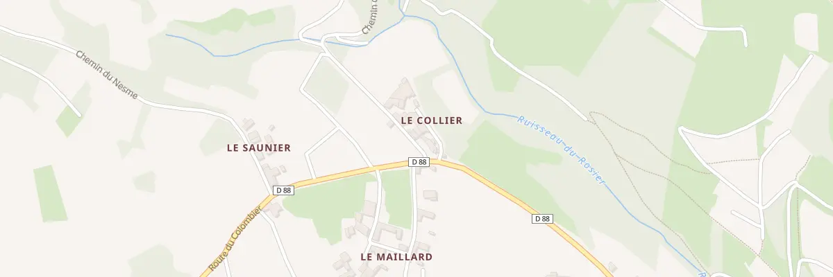 Plan du 24 Che de Chenevert au Perréon