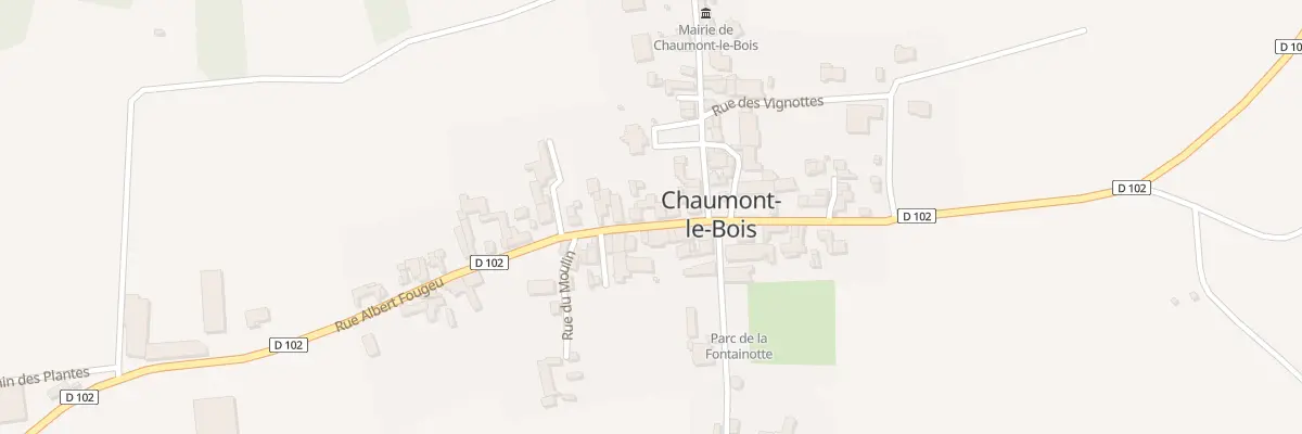 Plan du 6B Rue Albert Fougeu à Chaumont-le-Bois
