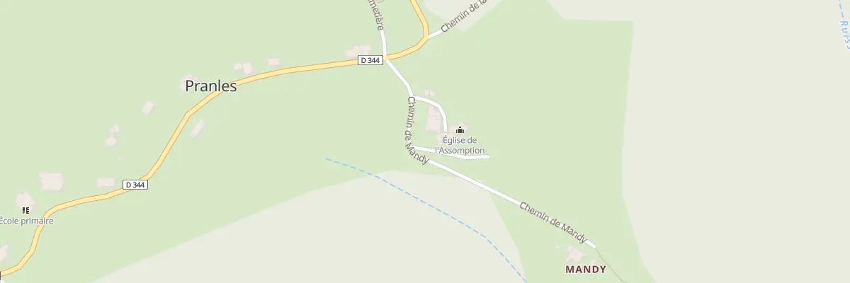 Plan du 5088 Le Village à Pranles