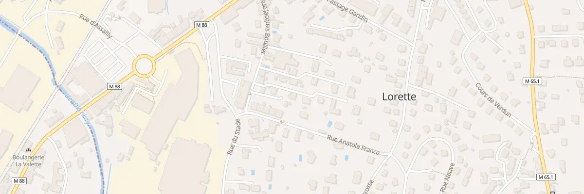 Plan du 21B Rue Jacques Bouillet à Lorette
