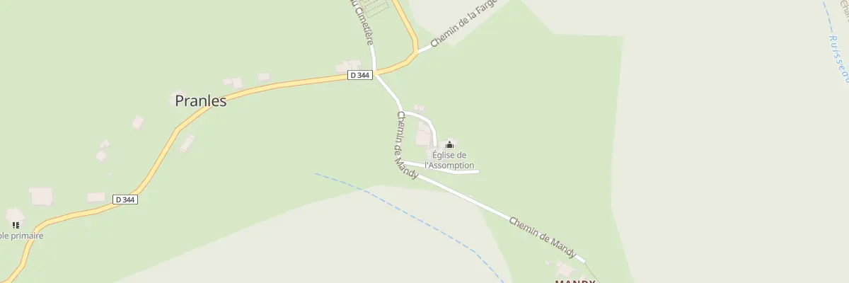 Plan du 5085B Le Village à Pranles