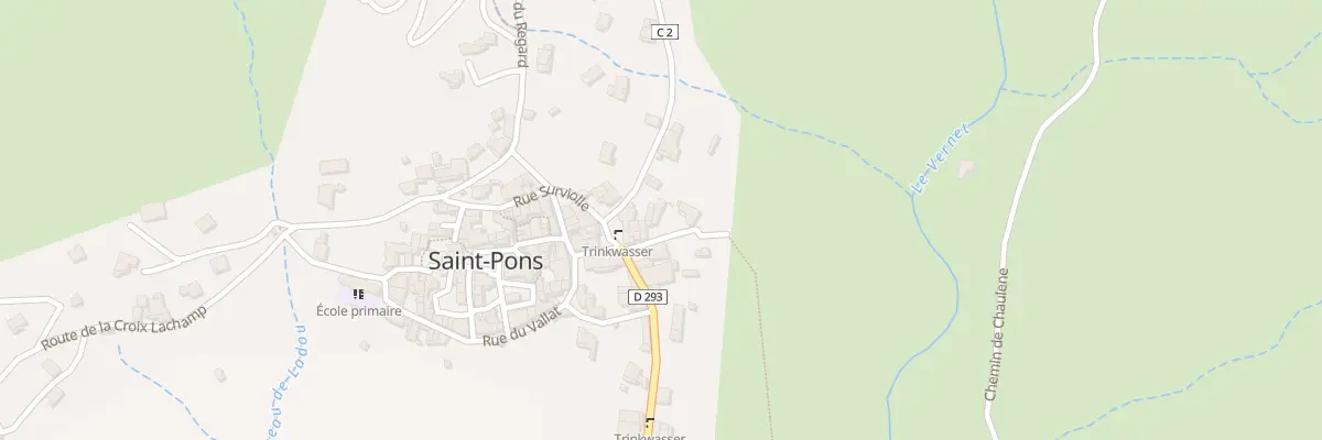 Plan du 5 Rue du Moulin à Saint-Pons