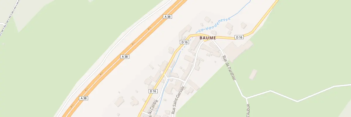 Plan du 36 Rue Saint Léger à Créancey