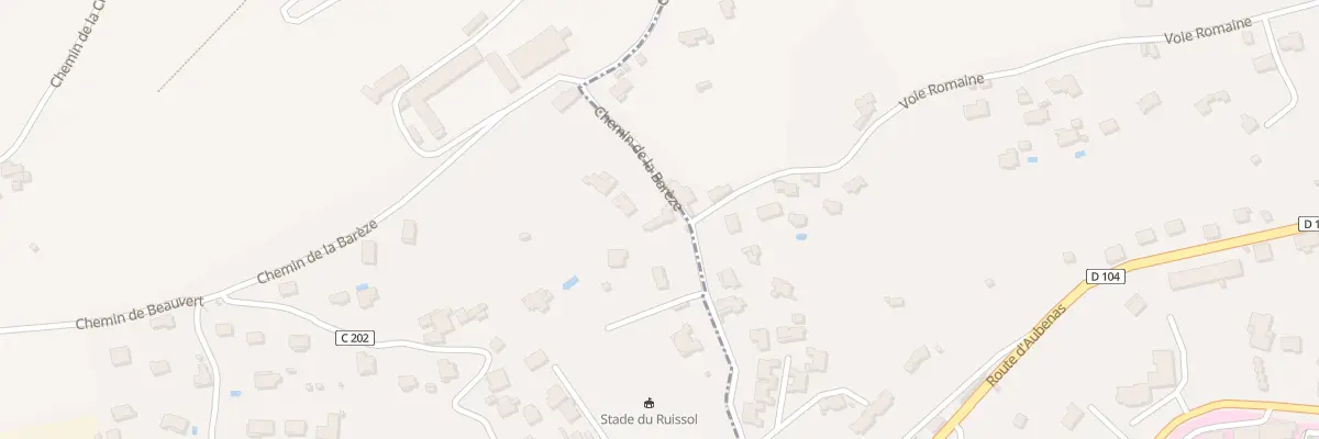 Plan du 5005 La Bareze à Veyras