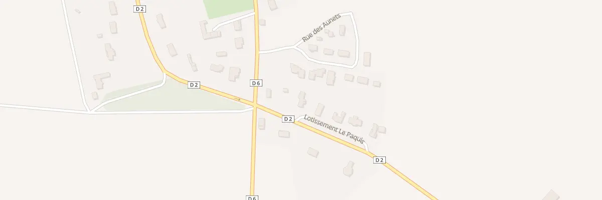 Plan du 2 Rte de Lentilles à Chavanges