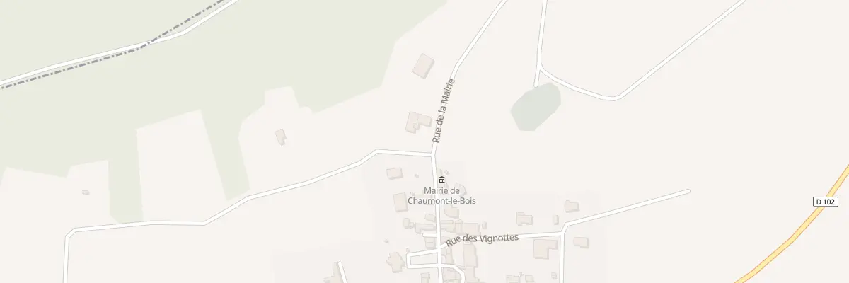 Plan du 17 Rue de la Mairie à Chaumont-le-Bois