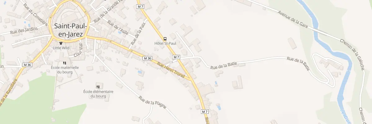 Plan du 9 Rte de la Terrasse à Saint-Paul-en-Jarez