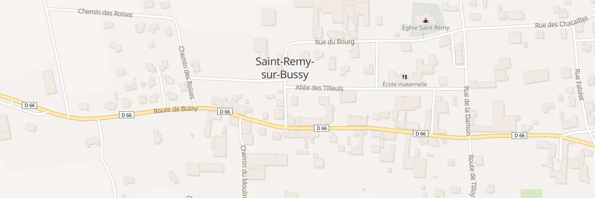 Plan du 4 Rue Chanteraine à Saint-Remy-sur-Bussy