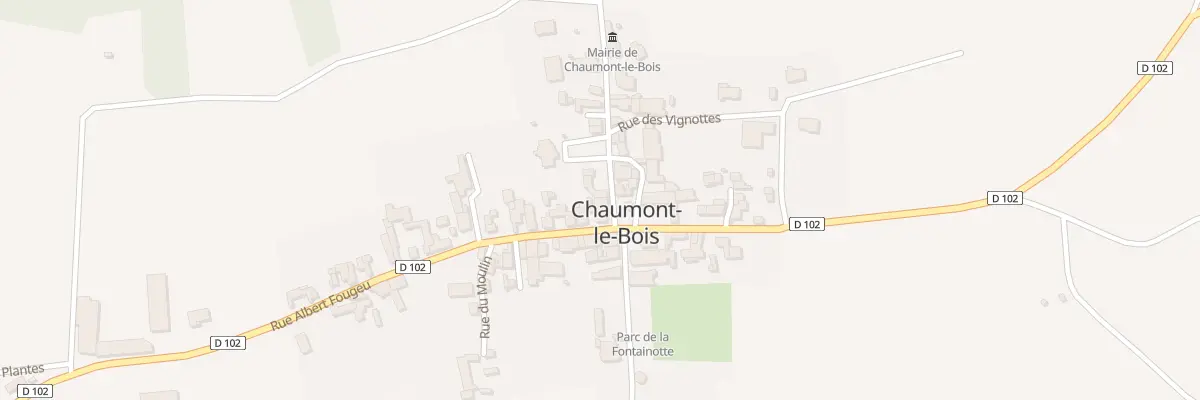 Plan du 1B Rue de la Mairie à Chaumont-le-Bois