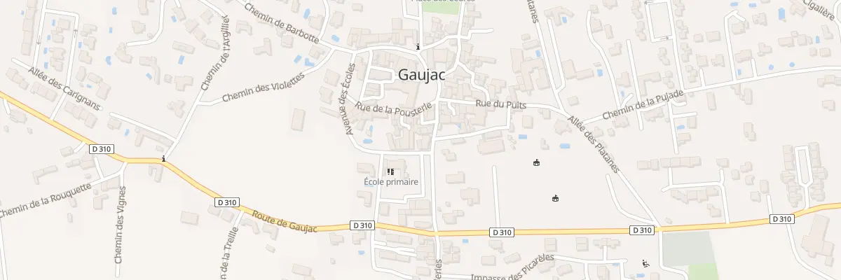 Plan du 5036 Le Village à Gaujac