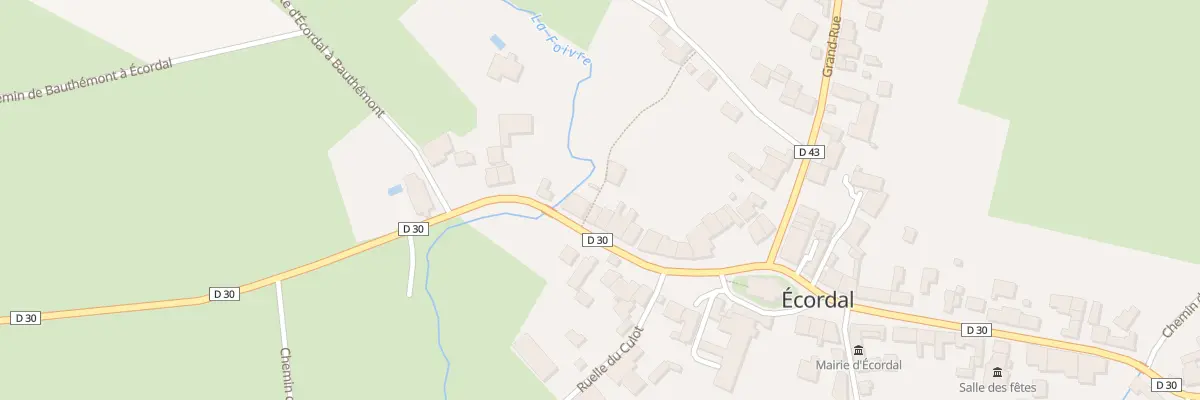 Plan du 16 Rue du Pont à Écordal