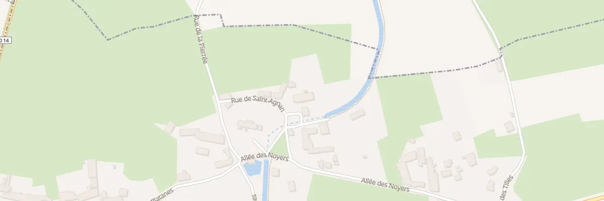 Plan du 1 Rue de la Rigole à Rouvres-sous-Meilly