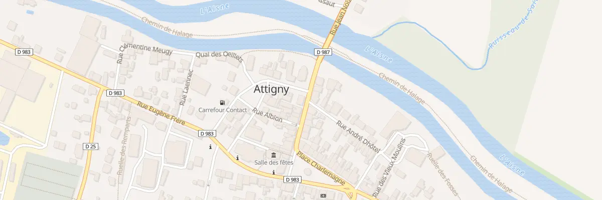 Plan du 19 Rue Jean Noizet à Attigny