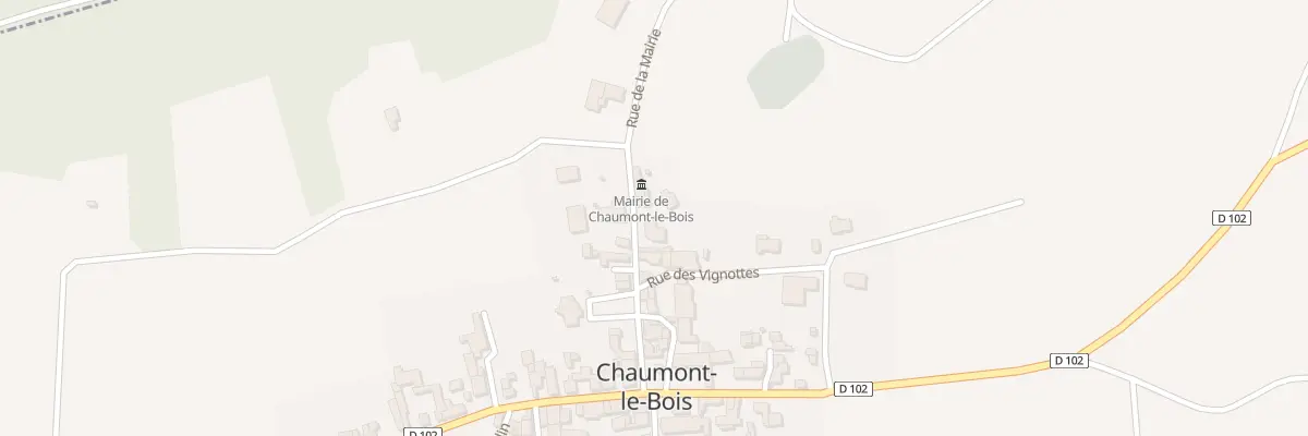 Plan du 14T Rue de la Mairie à Chaumont-le-Bois