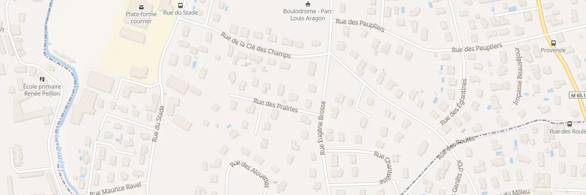 Plan du 2 Rue des Prairies à Lorette