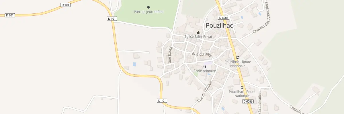 Plan du 5087 Rue Basse à Pouzilhac