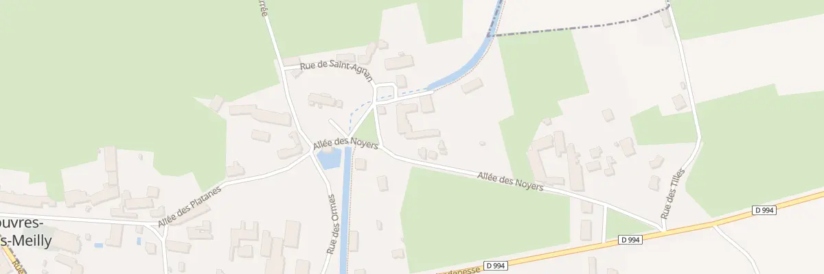 Plan du 1A All des Noyers à Rouvres-sous-Meilly