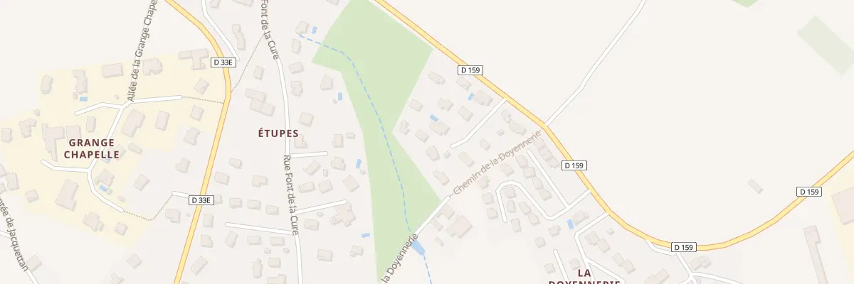 Plan du 5 Imp des Tourterelles à Savigny