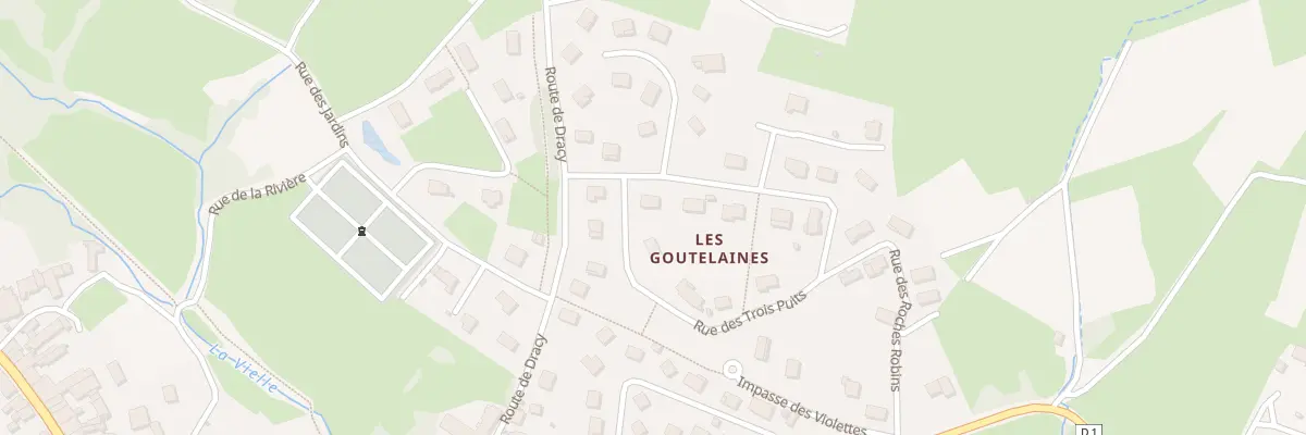Plan du 2 Rue des Gouttelaines à Couches