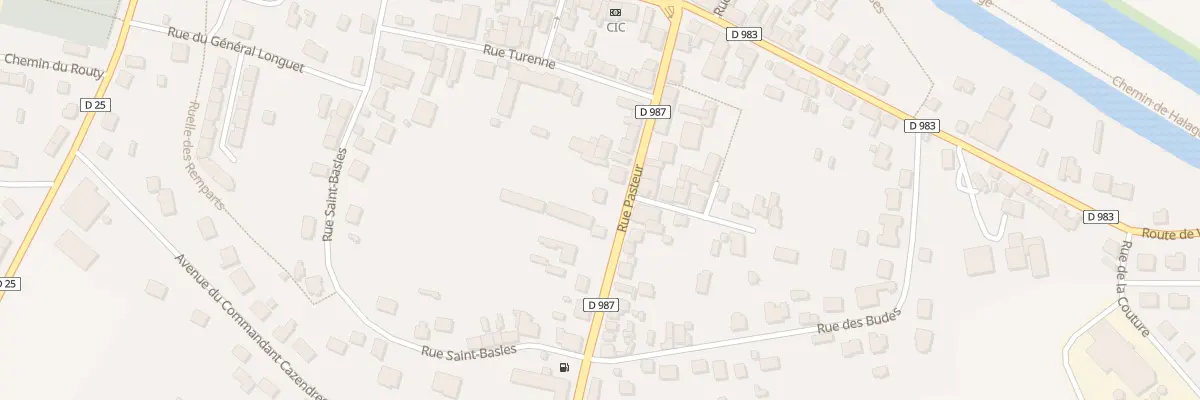 Plan du 24 Rue Pasteur à Attigny