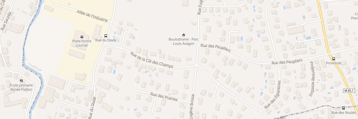 Plan du 3 Rue de la Cle des Champs à Lorette