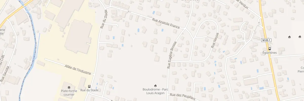 Plan du 50T Rue Eugène Brosse à Lorette