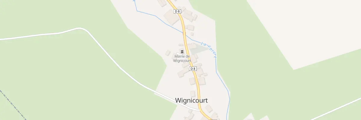 Plan du 3 Imp du Fosse à Wignicourt
