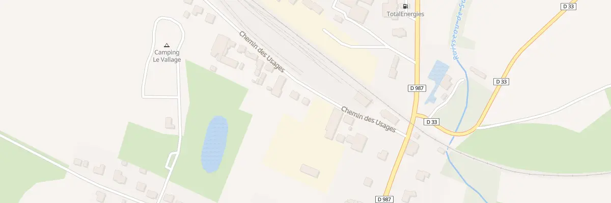 Plan du 13 Che des Usages à Attigny