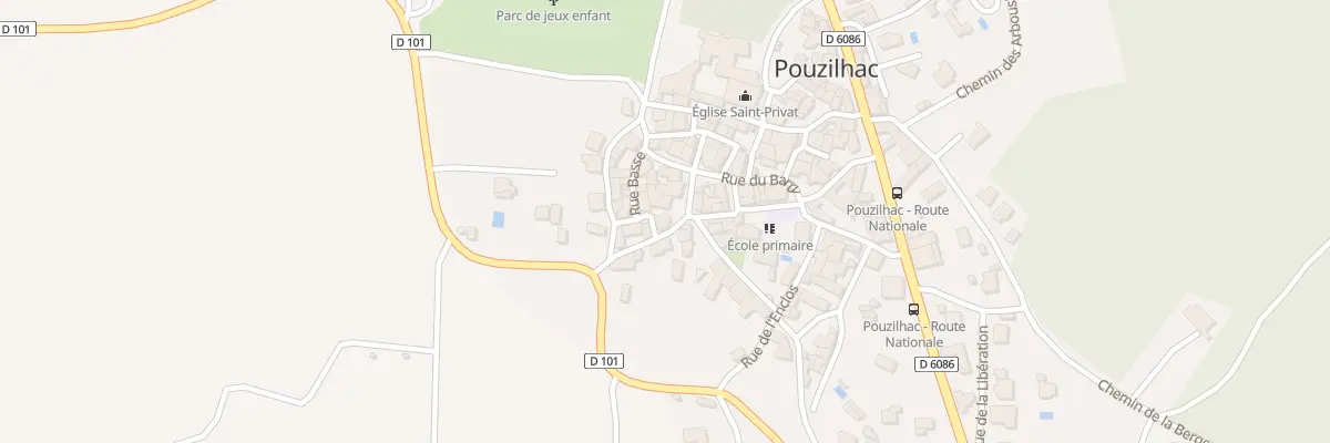 Plan du 4 Pl du Barry à Pouzilhac