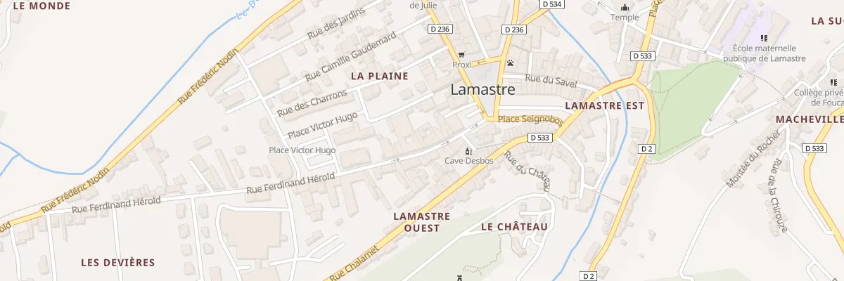 Plan du 13 Rue Ferdinand Hérold à Lamastre
