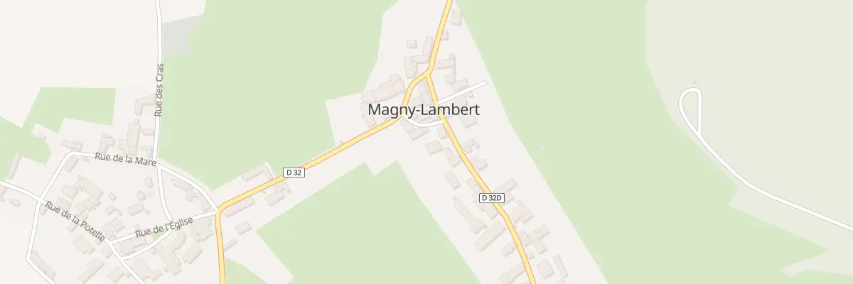 Plan du 6 Rue Rebourseau (village) à Magny-Lambert