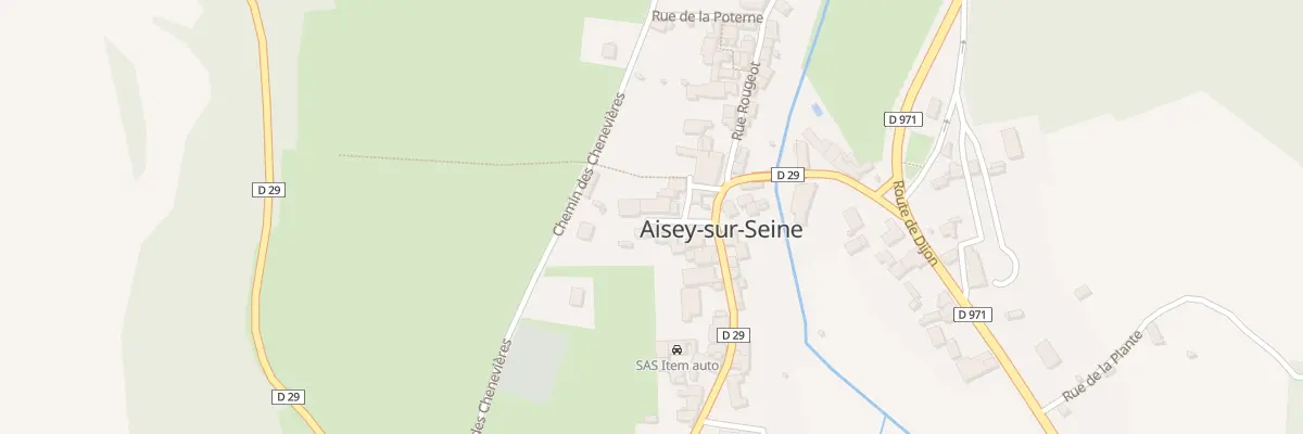 Plan du 6B Cour des Varennes à Aisey-sur-Seine