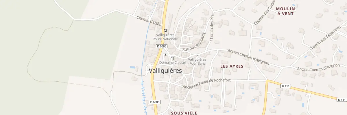 Plan du 5027 Le Village à Valliguières