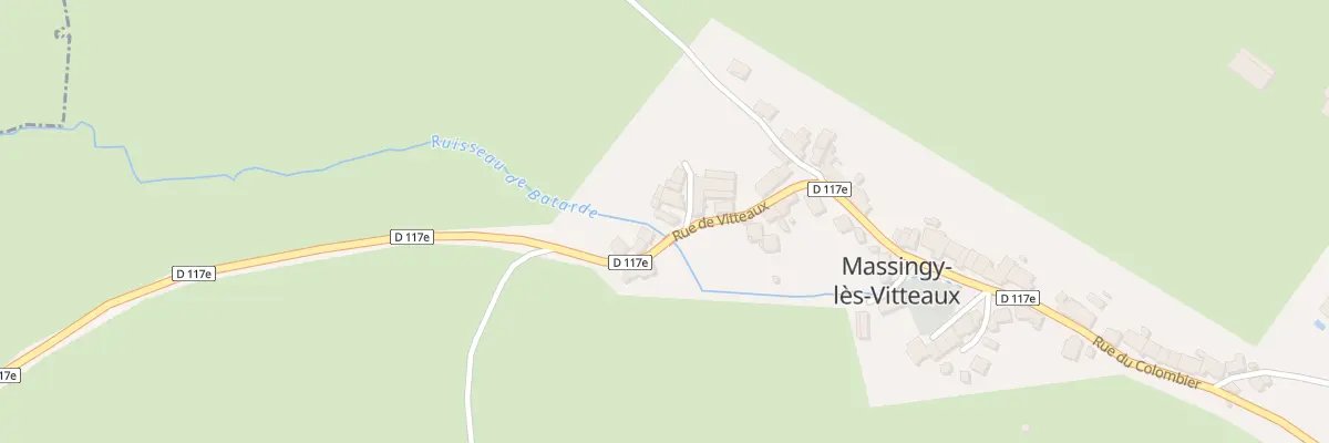 Plan du 5001 Le Village à Massingy-lès-Vitteaux