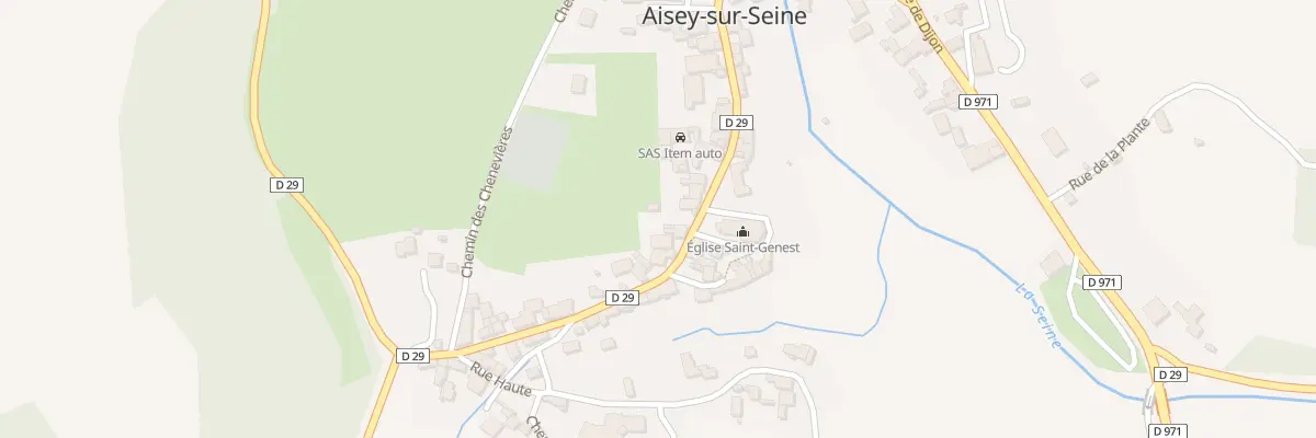 Plan du 2B Rue de l’Eglise à Aisey-sur-Seine