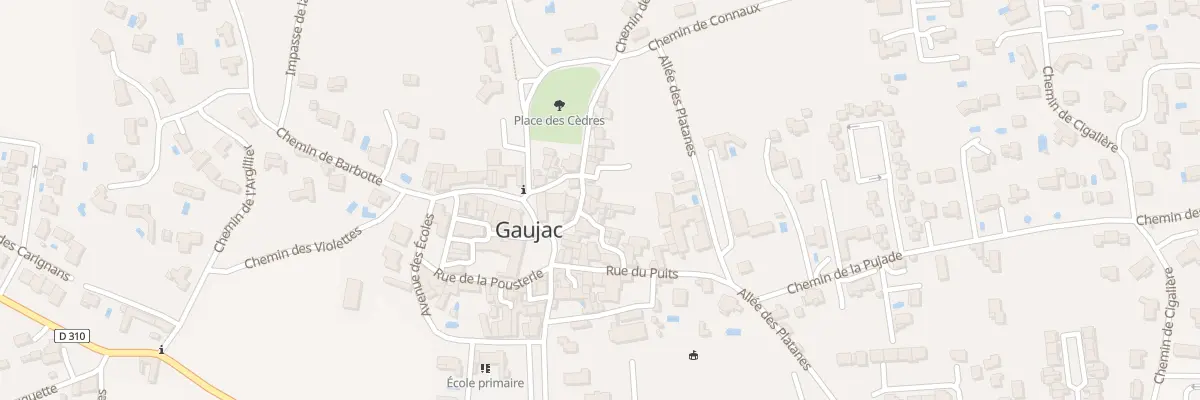 Plan du 5065 Le Village à Gaujac