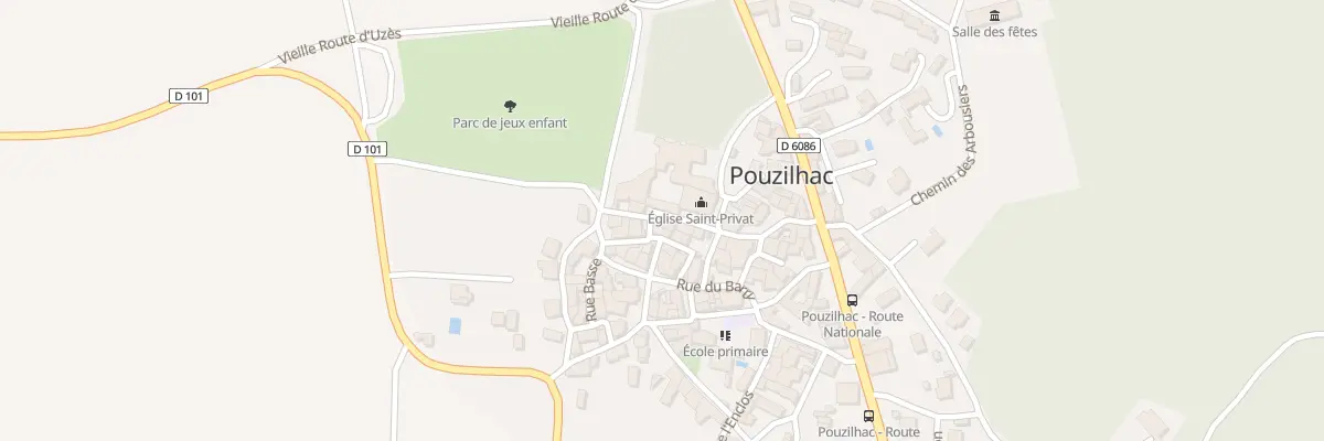 Plan du 5303 Rue du Château à Pouzilhac