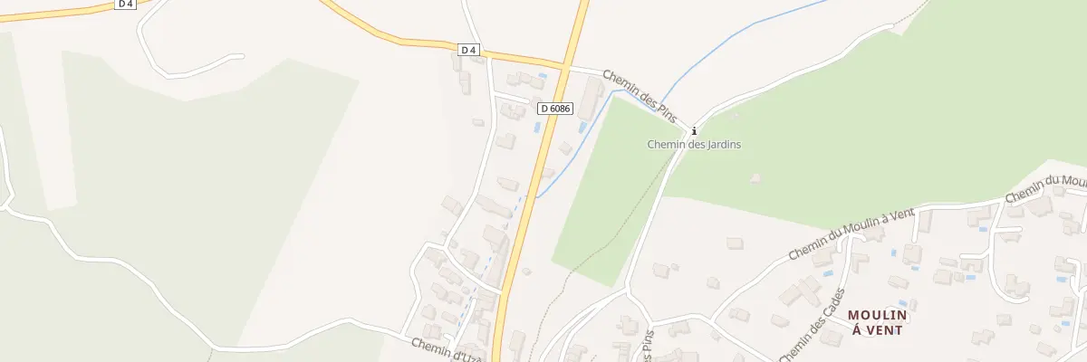 Plan du 5255 Rte Rn 86 à Valliguières